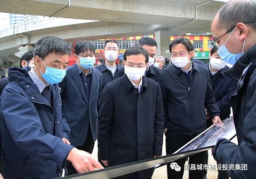 市委副書記、代市長黃喜忠調(diào)研我司重大重點項目